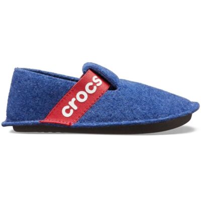 Crocs Kids' Classic Slipper | Comfortable Slip On Fuzzy Slippers for Kids. Sz 5