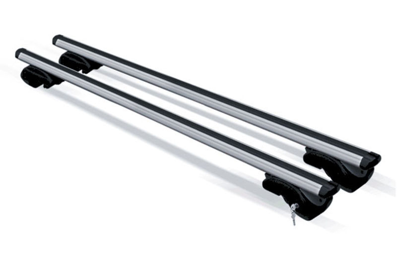 Barres de toit alu Honda FR-V 2004 2005 2006 2007 2008 2009 sur rails
