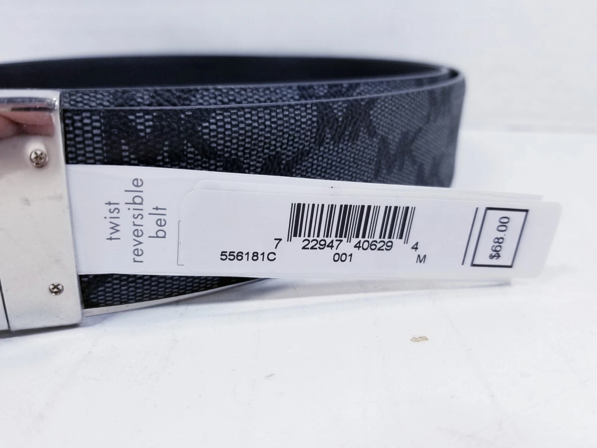 Michael Kors Reversible Logo Belt (556181C) Sz Med | eBay