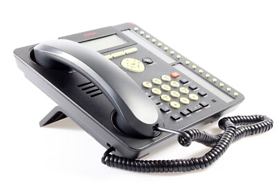 Avaya 1616-I IP Systemtelefon black ohne Netzteil PoE-fähig (Tasten vergilbt)