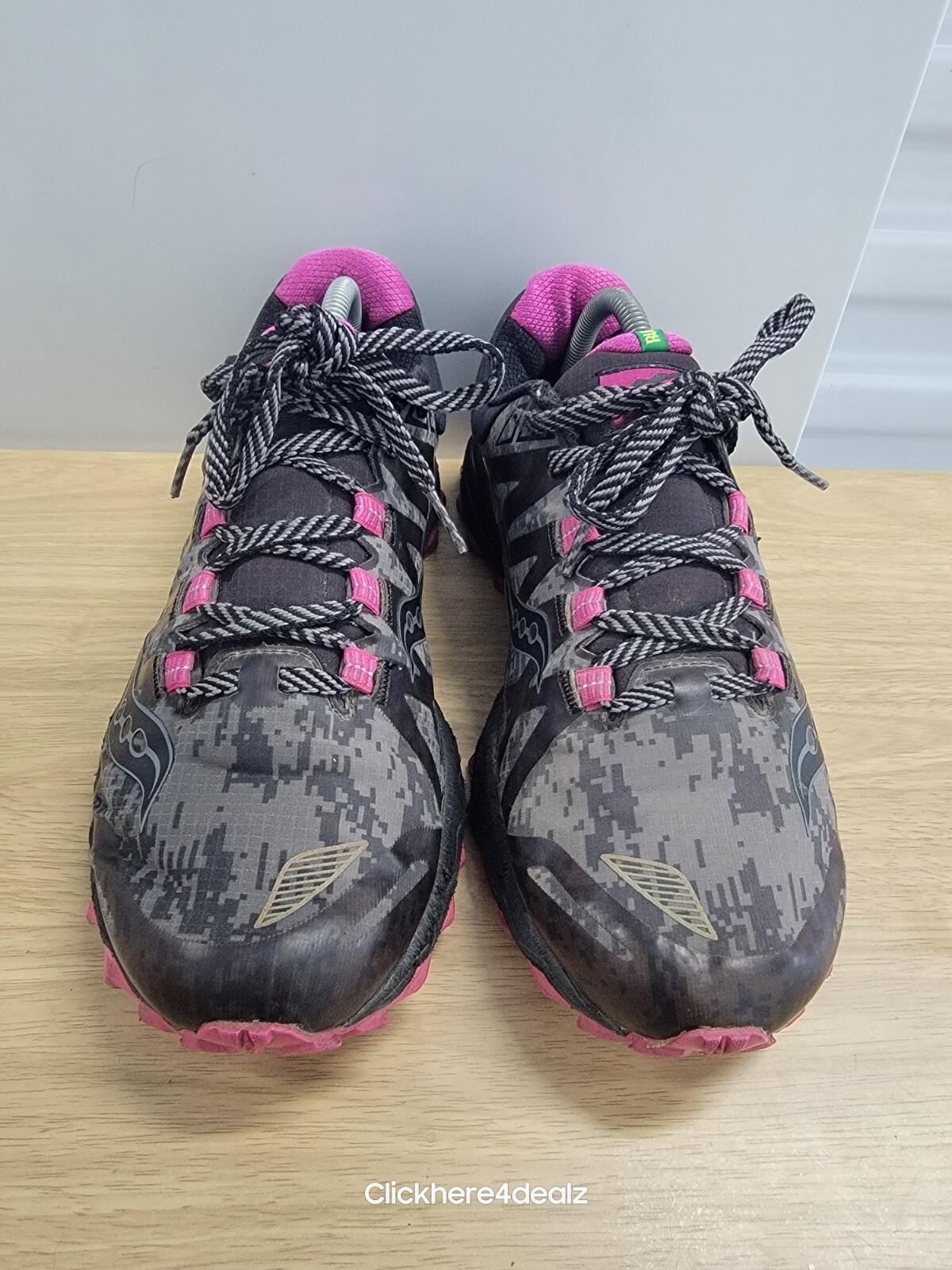 Saucony Peregrine 7 Runshield Black Pink Women's Trail Hiking Shoes Size 12 thumbnail 3