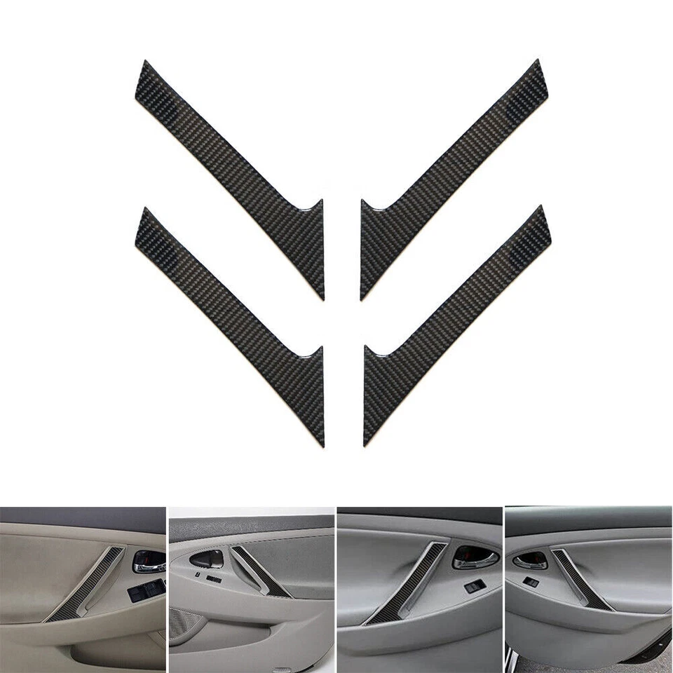 Kit completo de cubierta interior de fibra de carbono 47 piezas para Toyota Camry 2007-2011 Foto 2 de 4