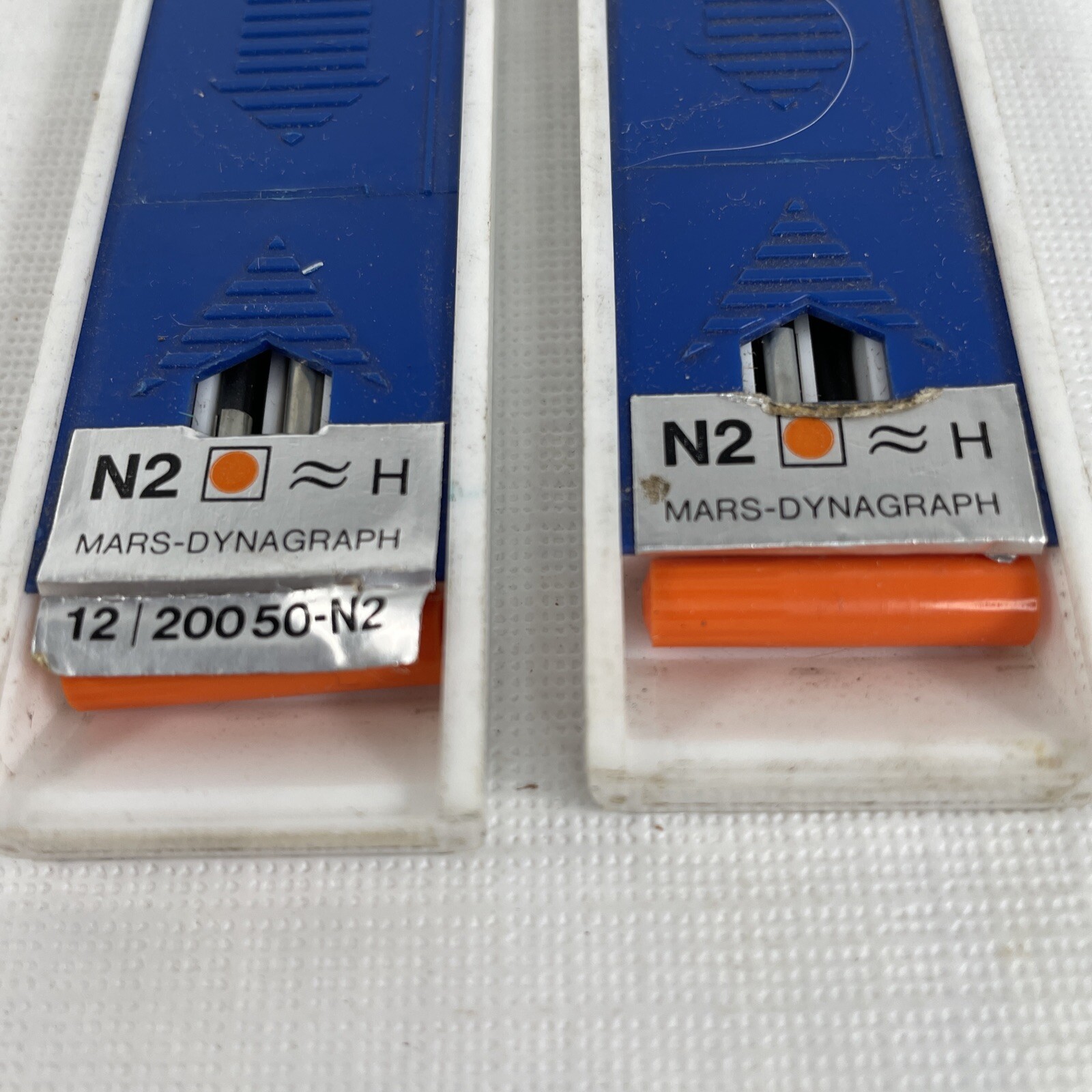 Lot of 2 VNTG Drawing Leads Staedtler Mars Drafting Dynagraph N2 TEN Leads Each