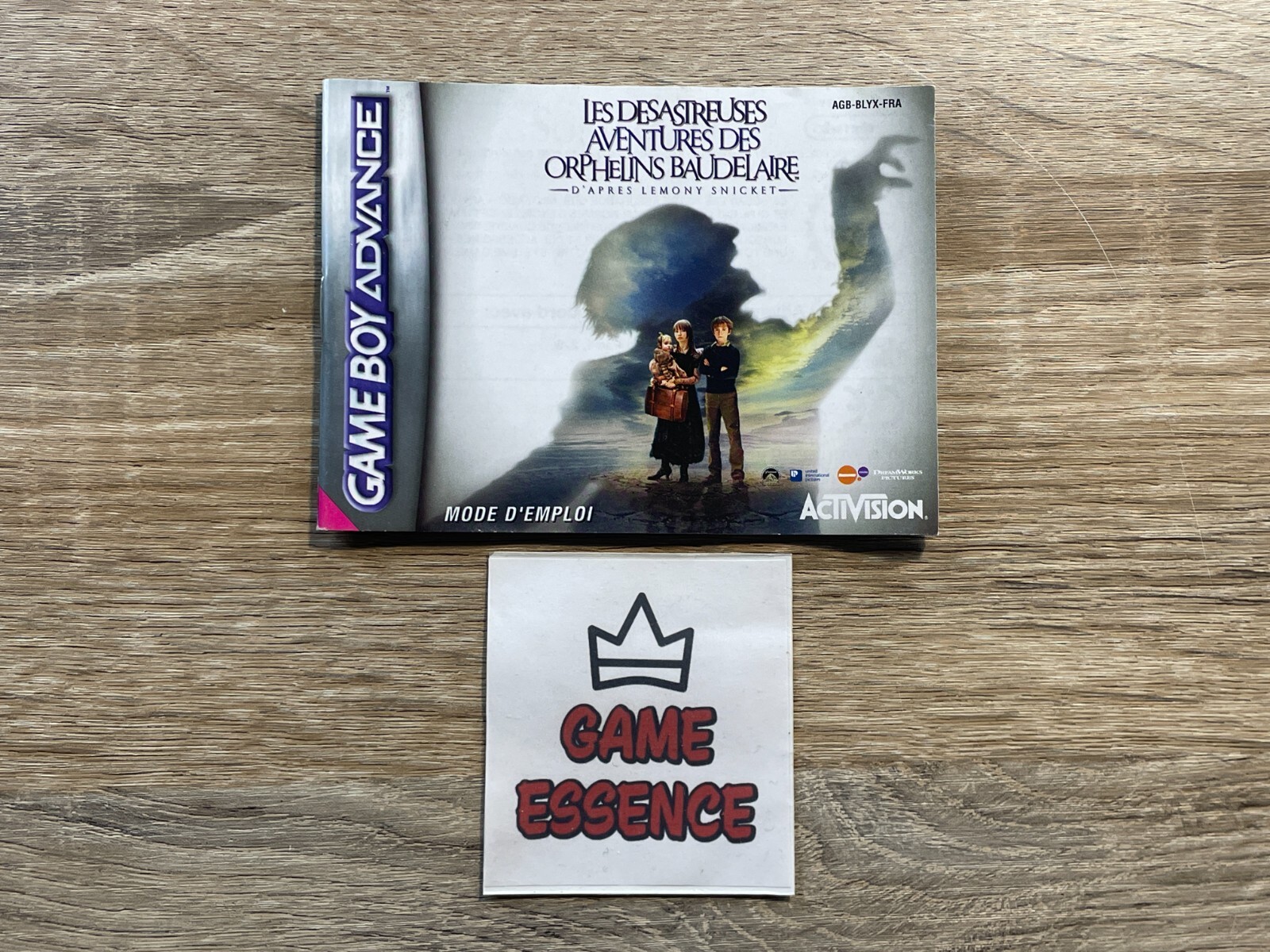 NOTICE Les Désastreuses Aventures des Orphelins Baudelaire Game Boy Advance FRA