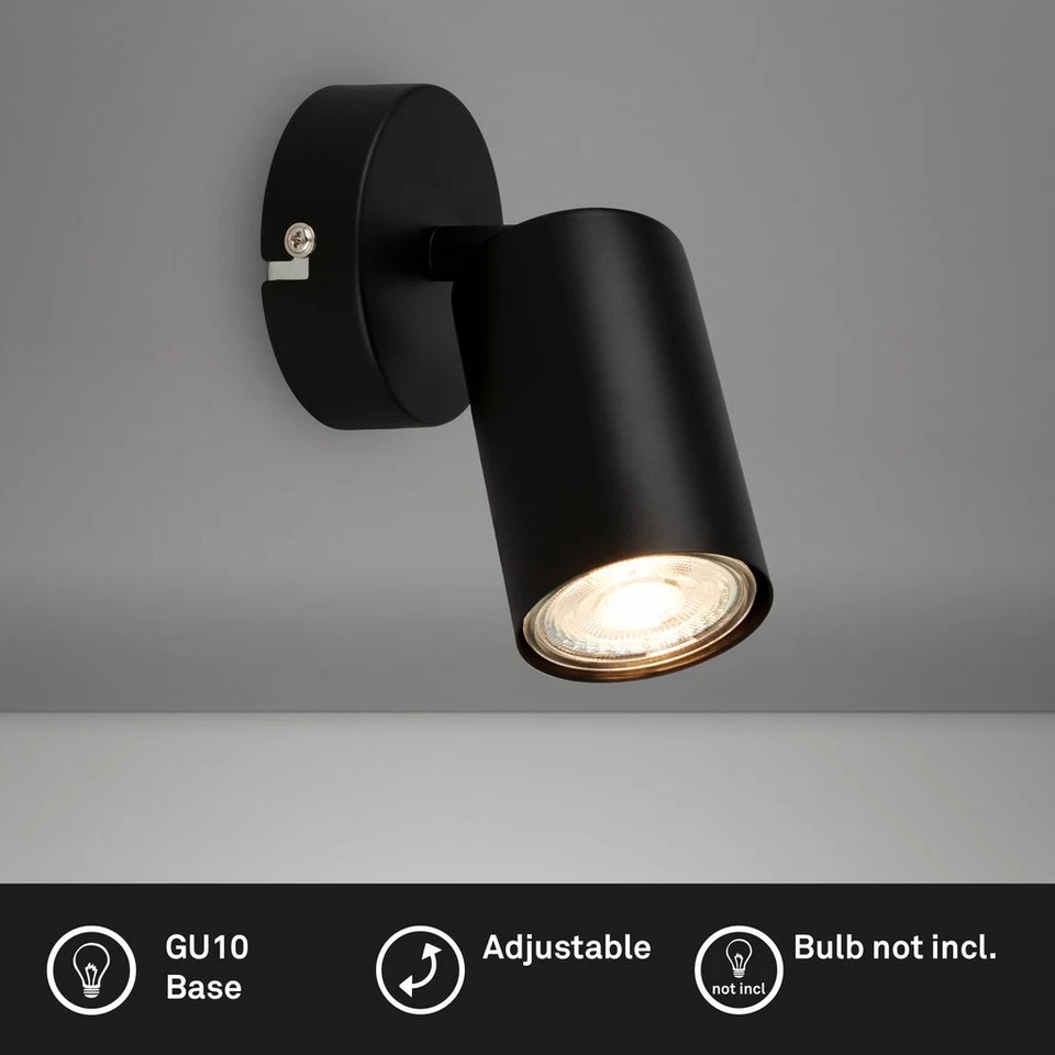 LED Wandlampe GU10 Wandleuchte Spotleuchte Leselampe Flur Schwenkbar 1 Flammig - Bild 2 von 4