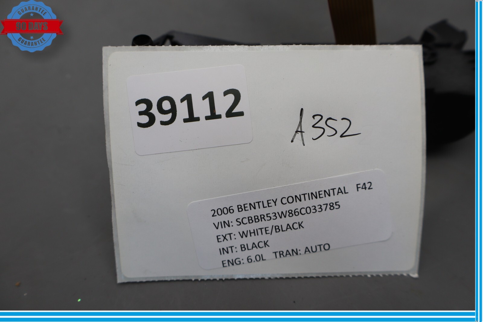 Bentley Continental GT 2003-2012 Right Steering wheel button