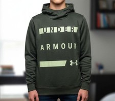 HOODIE Under Armour Hoodie Sweatshirt Olive Green size small