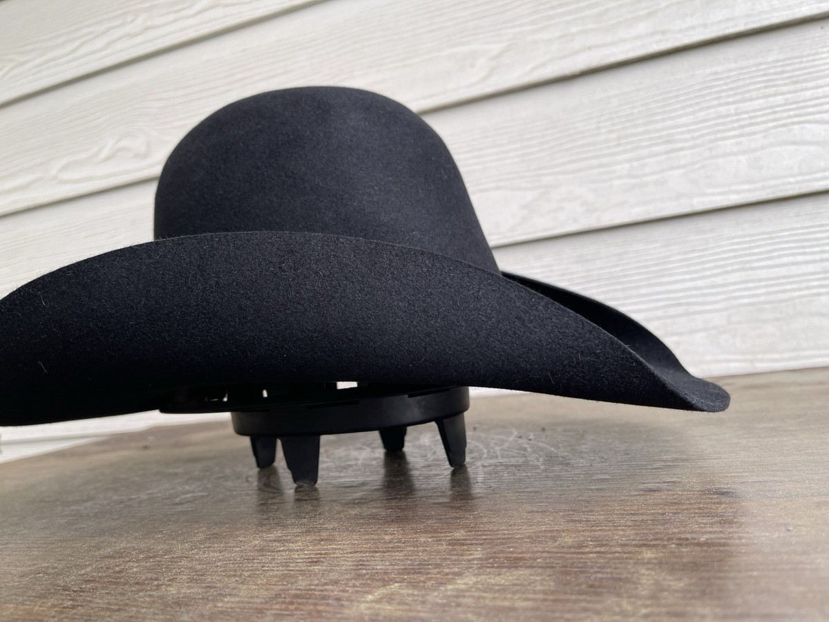 Vintage Resistol Cowboy Hat 7 1/4 Rodeo Western Open Crown Western