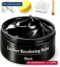 Leather Recoloring Balm, Leather  Vinyl Color Restorer Conditioner - Repairs Fa