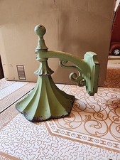 Antique Cast Aluminum  Wall Sconce Shabby Chic Green Patina Italy Very Unique