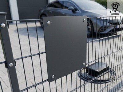 Wallbox Zaunhalterung für Doppelstabmattenzaun Montage | Standfuß Alternative