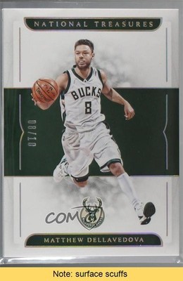 2016-17 Panini National Treasures Gold 8/10 Matthew Dellavedova #62 READ 1u6