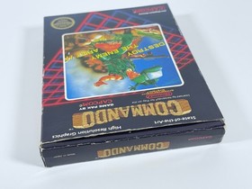 Commando (Nintendo Nes) Game & Box Authentic & Tested
