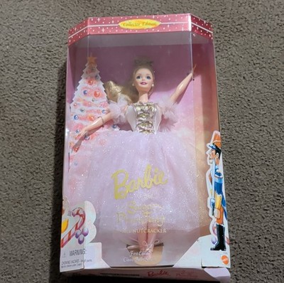 Mattel Barbie Sugar Plum Fairy Collector Edition Doll 11.5 in Nutcracker Box
