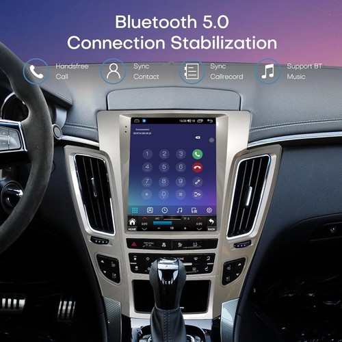 10.4'' Car Stereo Radio Auto Android Carplay 4+64GB For Cadillac CTS 2007-2012 - Picture 10 of 15