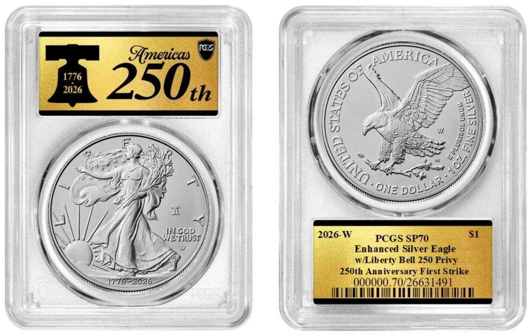 PCGS Certified American Eagle MS 70 Silver Bullion Coins for sale