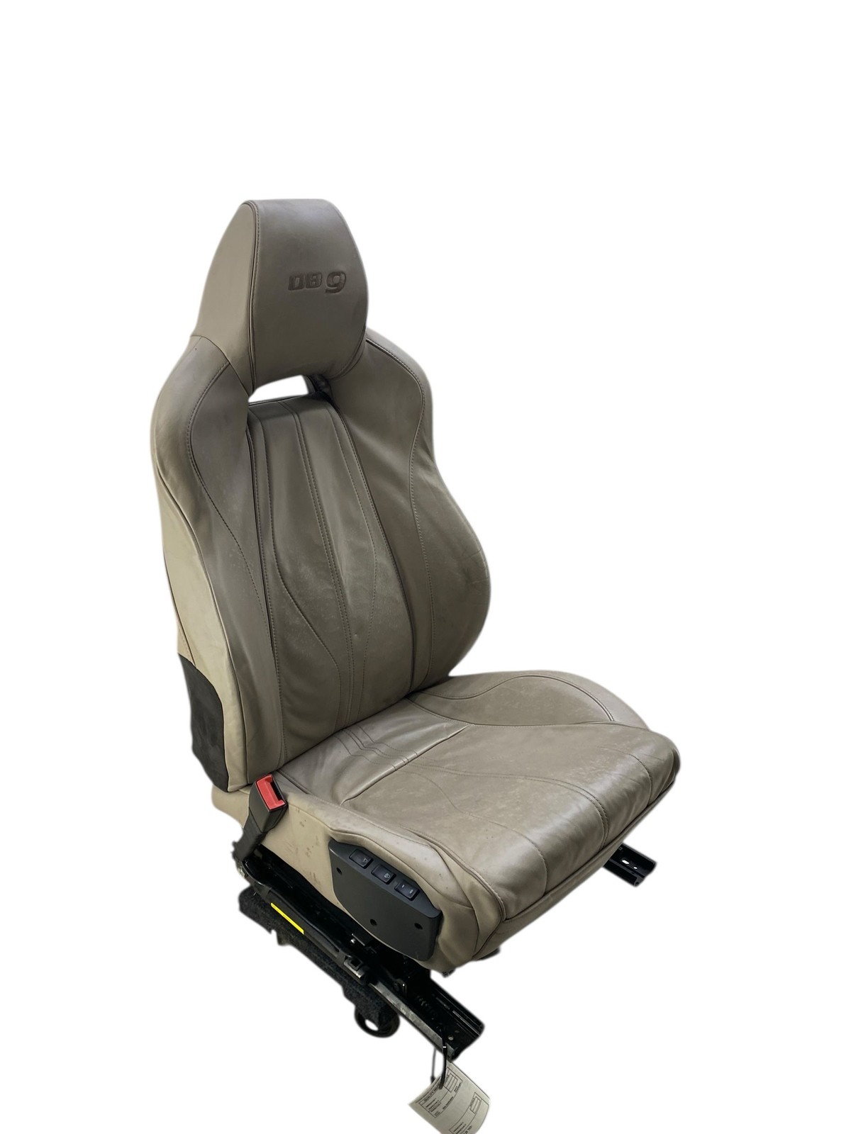 2013-2016 Aston Martin DB9 Oem Volante Front Left Driver Seat W/ Bag Ice Mocha
