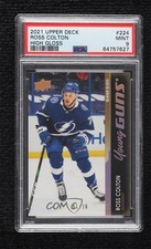 2021-22 Upper Deck Series Young Guns High Gloss 1/10 Ross Colton PSA 9 MINT ib6