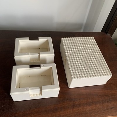 IKEA BYGGLEK LEGO  Boxes- Set Of 3 Boxes (2 Missing Lids) 2018