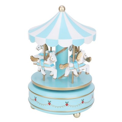 Merry-Go-Round Music Box Carousel Decor Gift for Christmas Wedding Birthday