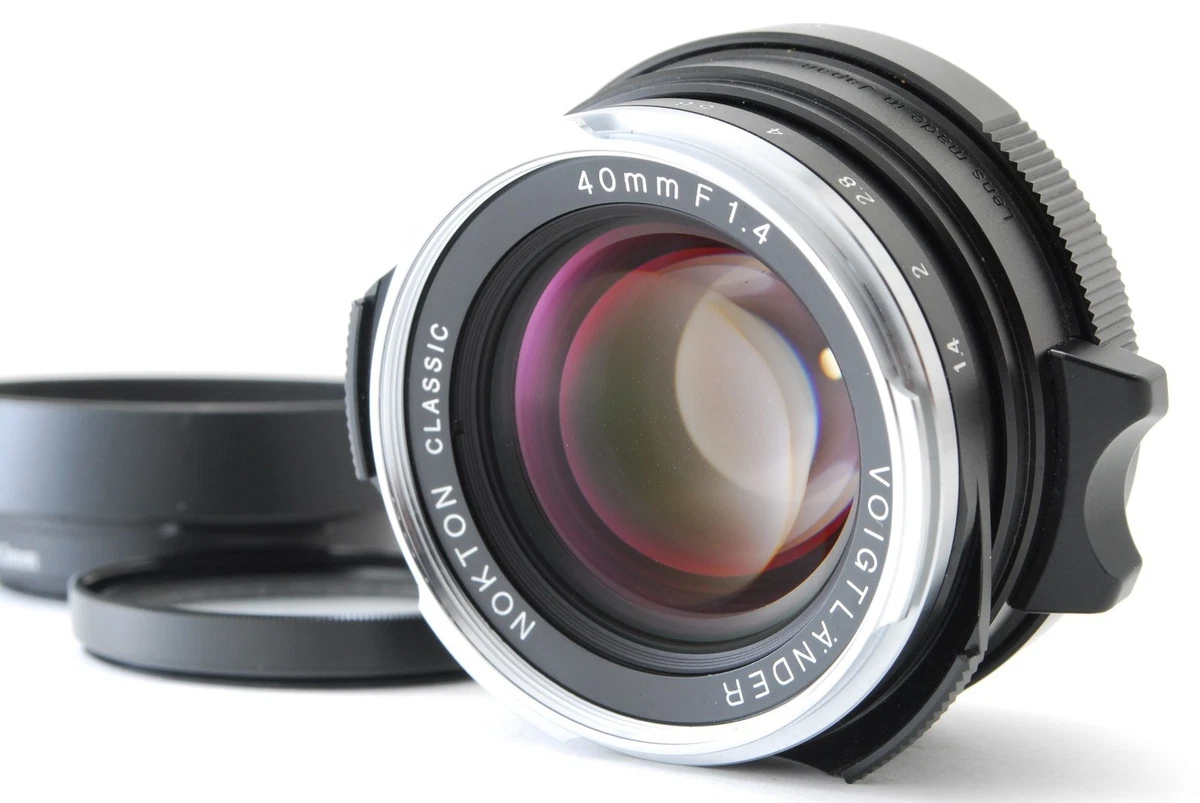 Voigtländer VM 40mm F1.4 レンズのみ Voigtländer f/1.4 Lenses 40mm Focal for sale - eBay