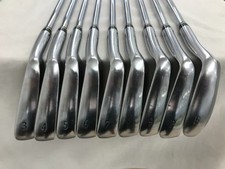 mizuno S-10 Iron Set 3-9,Pw,F 9pc Flex Stiff AMT Dynamic Gold S200 Steel