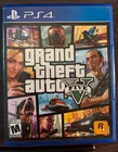 Grand Theft Auto V Rockstar Games PS4 Action Adventure w/ Manual & Case