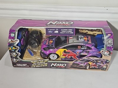 Nikko Remote Control M-Sport Ford Puma Hybrid Rally 1 #19 LOEB Red