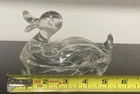 Vintage 1950's Jeanette Glass Duck, Trinket Dish, Candy Dish w/Lid