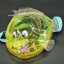 Disney Little Mermaid Flounder Clear Backpack Ariel Yellow Transparent VIDEO