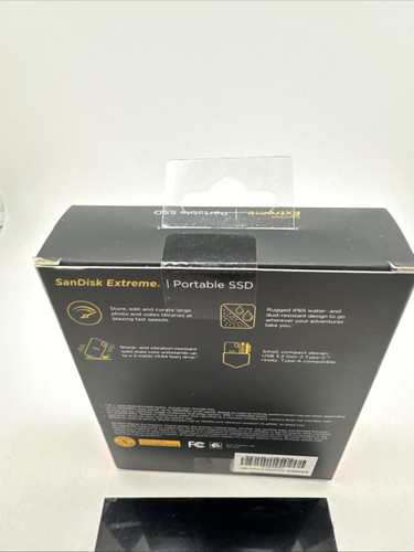 SanDisk Extreme - 1TB Water Resistant Portable SSD # P001-004915-1T00 / NEW - Bild 3 von 4