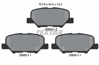 Bremsbelagsatz FÜR Mitsubishi ASX (Ga W ) - Textar 2568801
