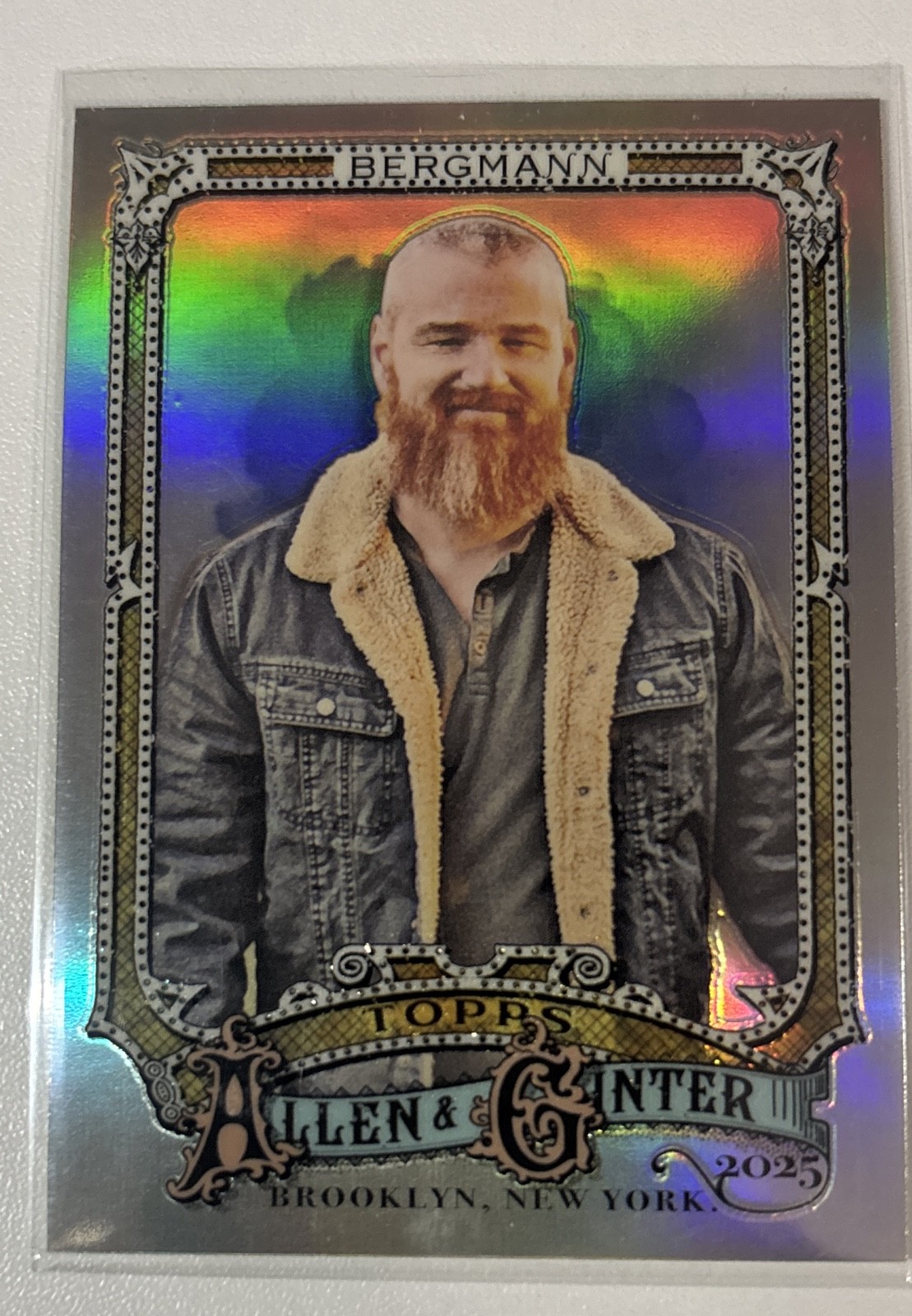 2025 Topps Allen & Ginter - Chrome Wes Bergmann #261 Refractor (RC)