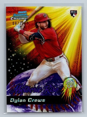 2025 Bowman Chrome - Dylan Crews #MR-10 Meteoric Rise Purple Mojo Refractor /250