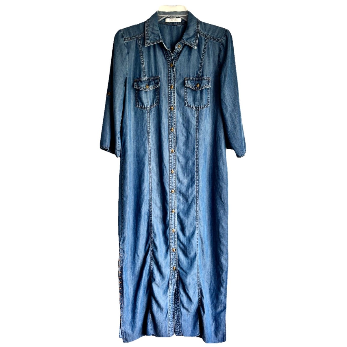 white christmas dresses Denim Dress Light Blue Denim / S main image 0