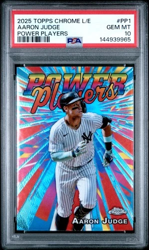 144939965 Aaron Judge 2025 Topps Chrome #PP-1 Power Players PSA 10