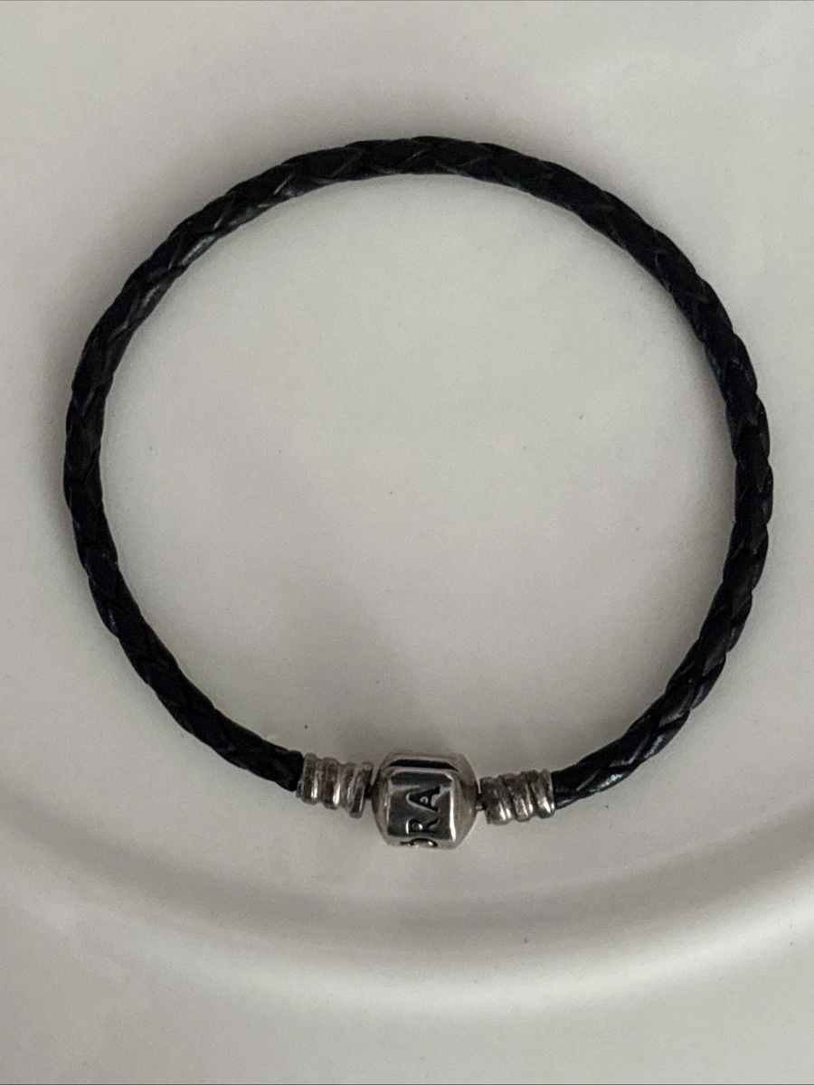 Leather Bracelet Double Black Pandora Bracelet Homme Cuir Pandora