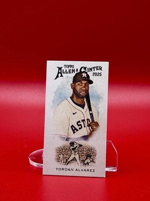 YORDAN ALVAREZ 2025 Topps Allen & Ginter Mini  #N222-10 Image Variation (SP)