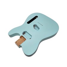 Brio T-Style Guitar Body Daphne Blue Nitro Satin - Alder