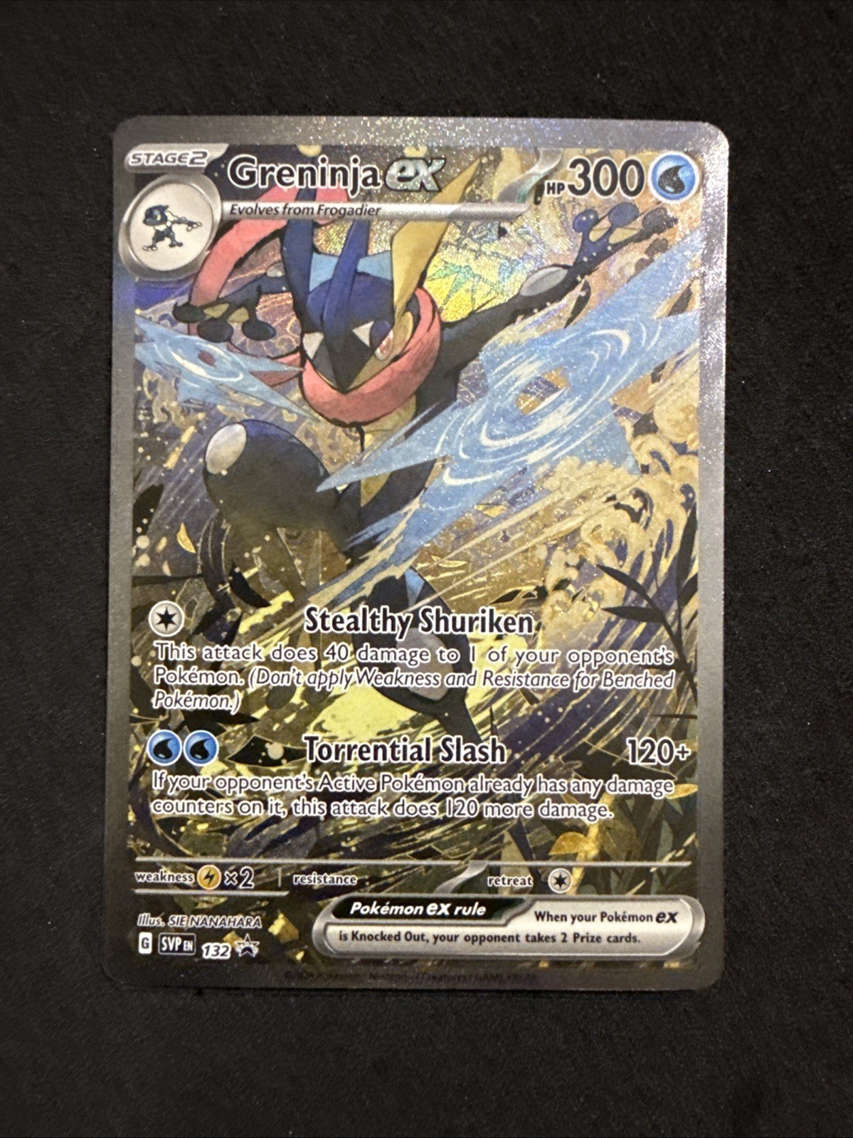 2024 Pokemon Scarlet & Violet Promo Cards - Greninja ex 132 - NM