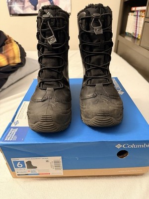 Columbia Bugaboot Celsius Waterproof Winter Snow Boots Black Youth Kids