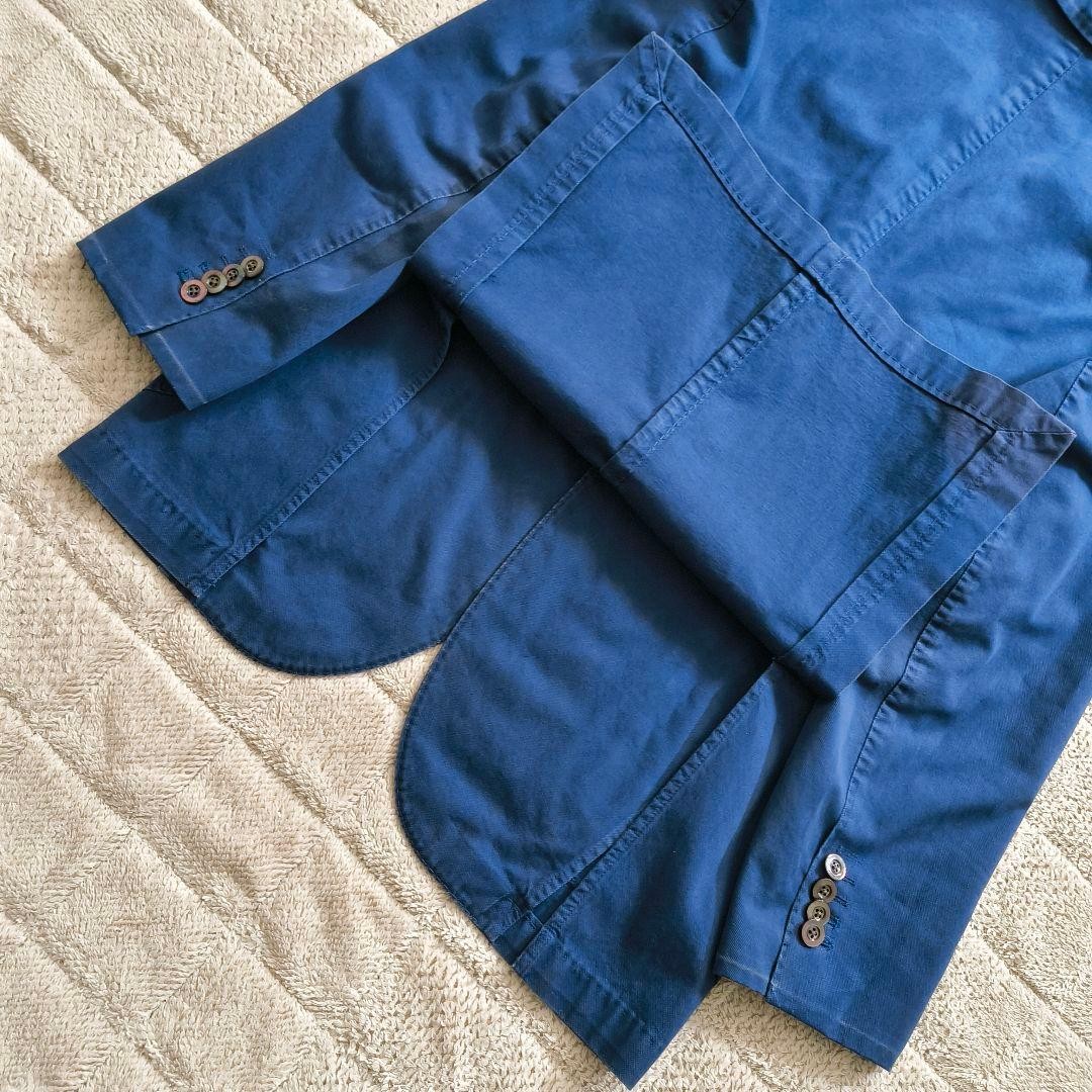 BOGLIOLI COATイタリア製コットンアンコンジャケットブルー 46 Boglioli Tailored Coat Jacket 46 Navy Cotton Made in … - Gem