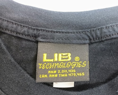 Lib Tech Jamie Lynn Graphic T-Shirt Mens Size L Mervin Y2K Blue Girl NEW 2000s - Picture 4 of 5