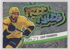 2022-23 Upper Deck Series 1 Freestyles Platinum Filip Forsberg #FS-12