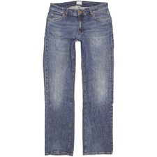 Mustang Crosby  Herren Blau Straight Relaxed Stretch Jeans W29 L32 (106936)