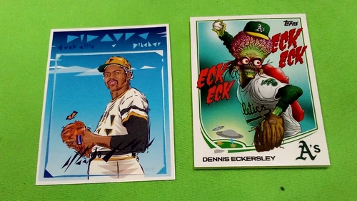 2021 TOPPS PROJECT 70 promo PROOF BACK CARD STOCK COA 210 DOCK ELLIS