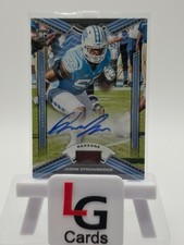 Jason Strowbridge 2020 Panini Chronicles Draft Picks Playoff #8 Auto Red Zone RC