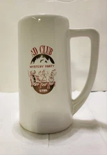 Vintage~~1964~~Budweiser Ad Club Mystery Party~~Ceramic Beer Stein~~Rare~~HTF