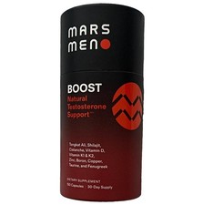 Mars Men BOOST Testosterone Support 150 Capsules  UNSEALED