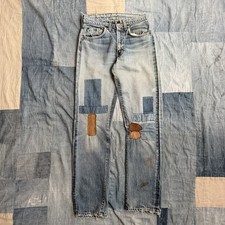 Vintage 1970s Levi  s 505 Single Stitch Bartack Hippie Jeans 27x30 USA Made